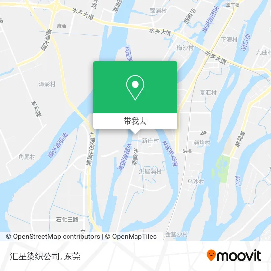 汇星染织公司地图