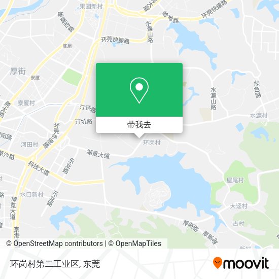 环岗村第二工业区地图