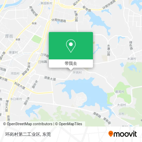 环岗村第二工业区地图