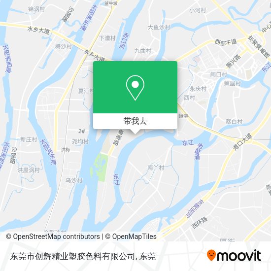 东莞市创辉精业塑胶色料有限公司地图