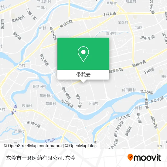 东莞市一君医药有限公司地图