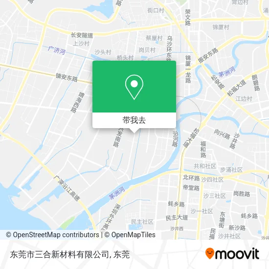 东莞市三合新材料有限公司地图