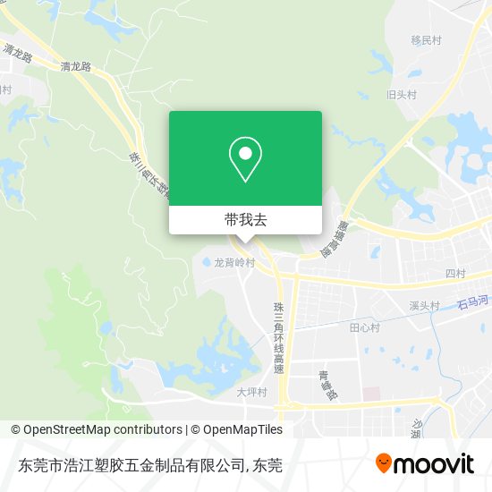 东莞市浩江塑胶五金制品有限公司地图