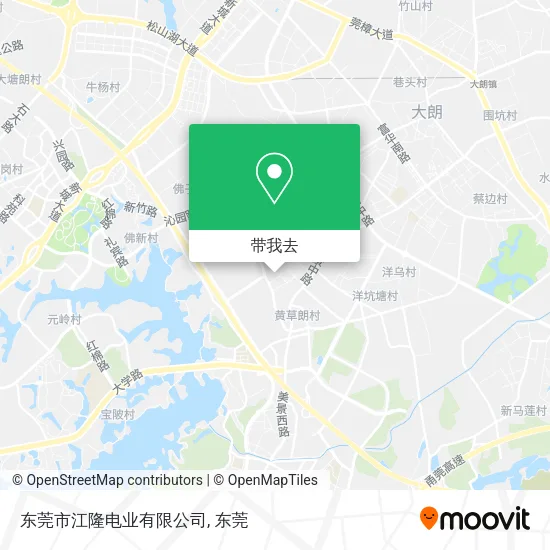 东莞市江隆电业有限公司地图