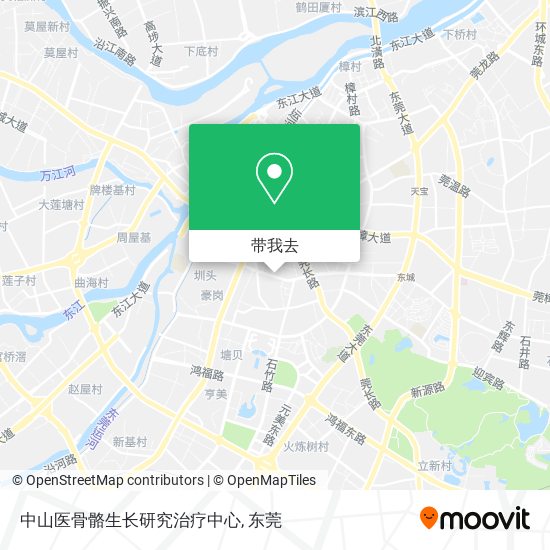 中山医骨骼生长研究治疗中心地图
