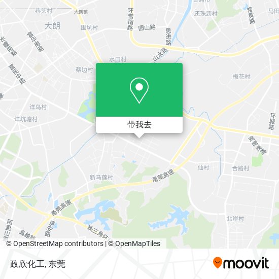 政欣化工地图