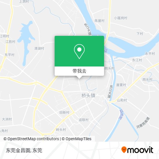 东莞金昌圆地图