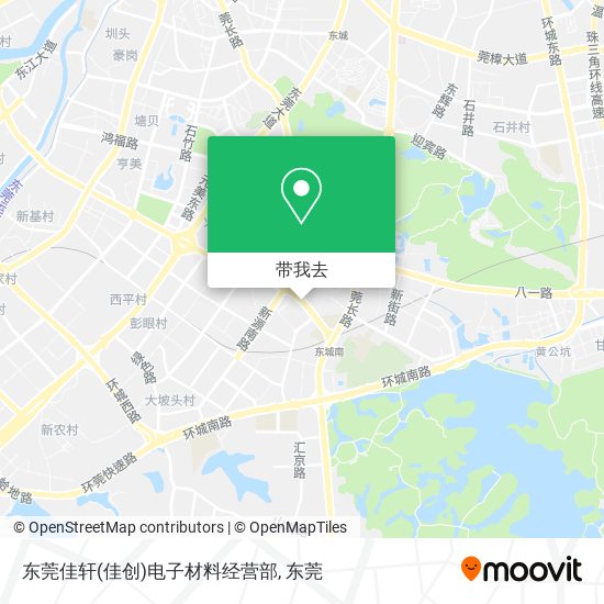 东莞佳轩(佳创)电子材料经营部地图