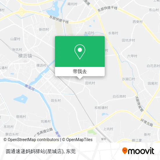 圆通速递妈妈驿站(星城店)地图