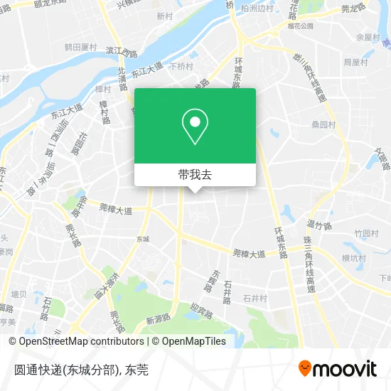 圆通快递(东城分部)地图