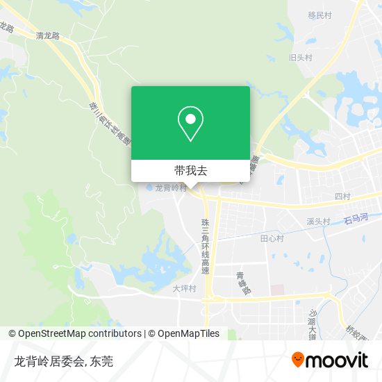 龙背岭居委会地图