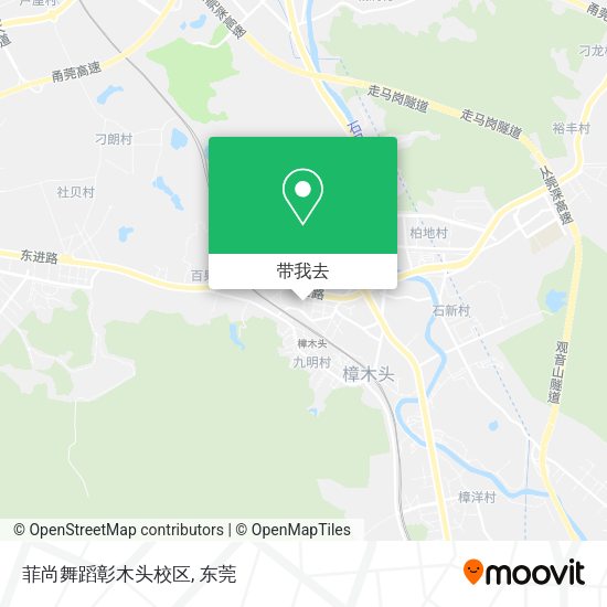 菲尚舞蹈彰木头校区地图