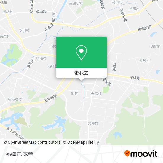 福德庙地图