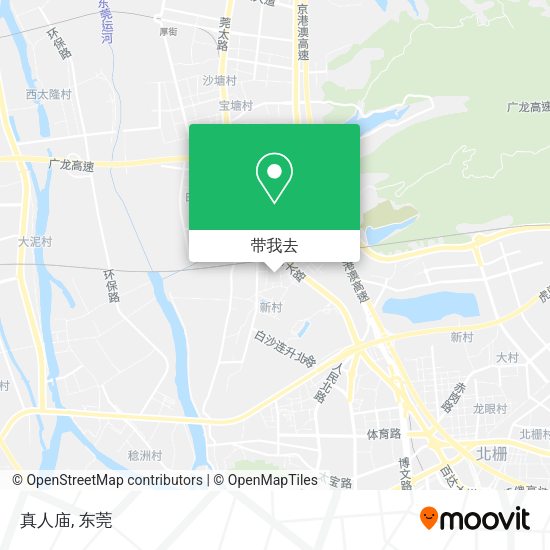 真人庙地图