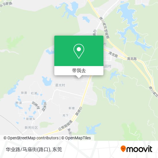 华业路/马庙街(路口)地图