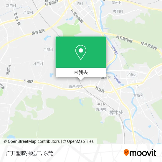 广开塑胶抽粒厂地图