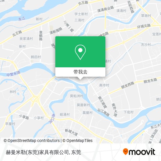 赫曼米勒(东莞)家具有限公司地图