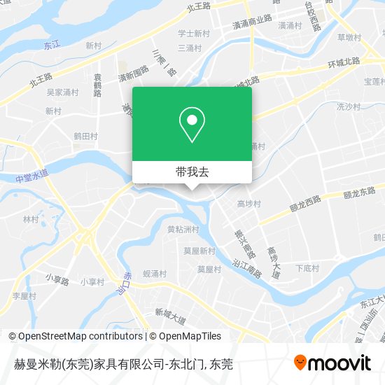 赫曼米勒(东莞)家具有限公司-东北门地图