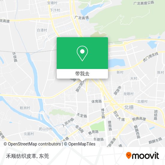 禾顺纺织皮革地图