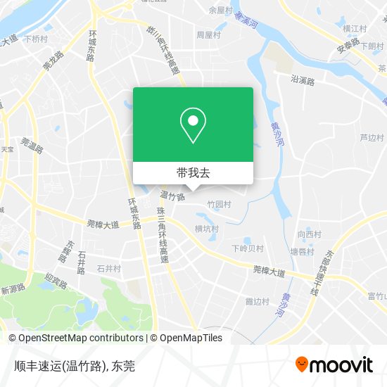 顺丰速运(温竹路)地图