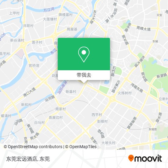 东莞宏远酒店地图