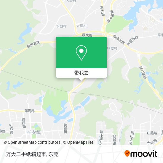 万大二手纸箱超市地图