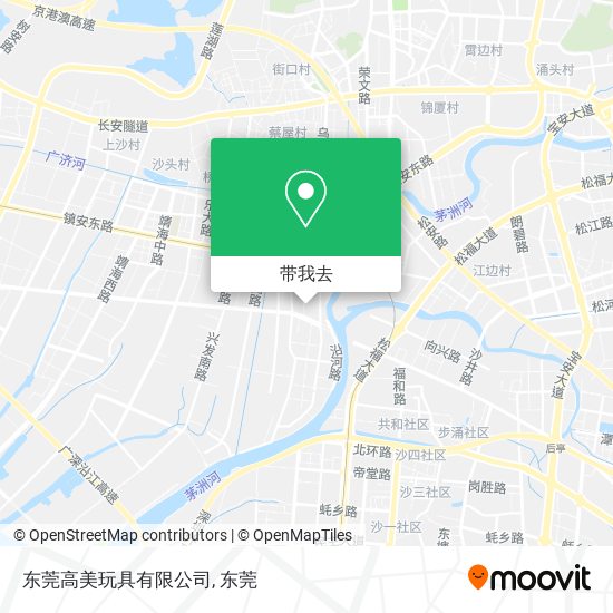 东莞高美玩具有限公司地图