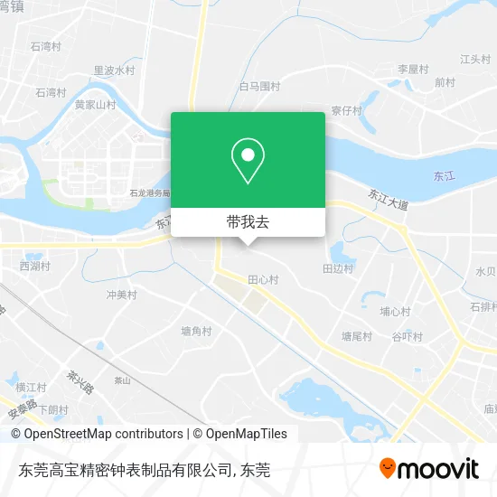 东莞高宝精密钟表制品有限公司地图