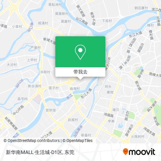 新华南MALL·生活城-D1区地图