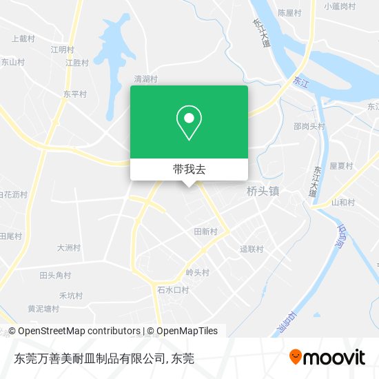 东莞万善美耐皿制品有限公司地图