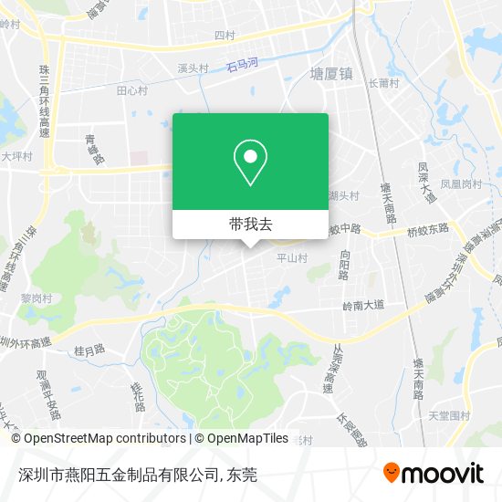 深圳市燕阳五金制品有限公司地图