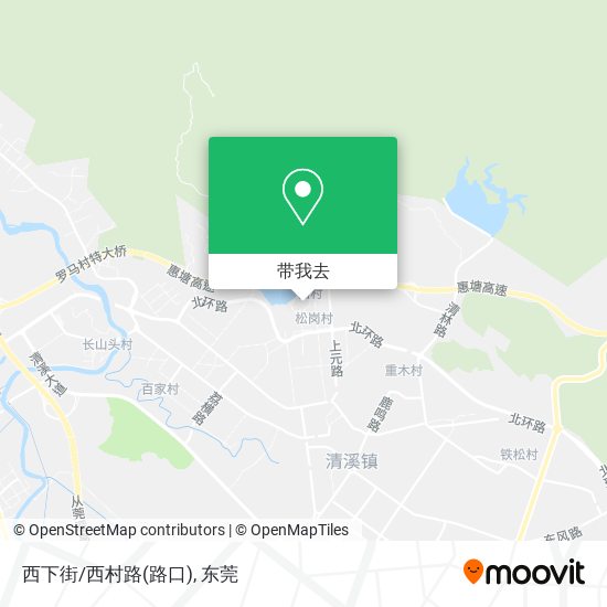 西下街/西村路(路口)地图