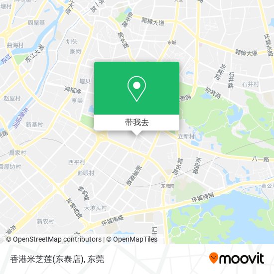 香港米芝莲(东泰店)地图