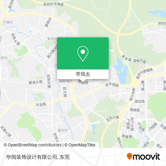 华阅装饰设计有限公司地图