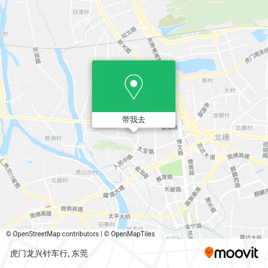 虎门龙兴针车行地图