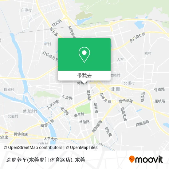 途虎养车(东莞虎门体育路店)地图