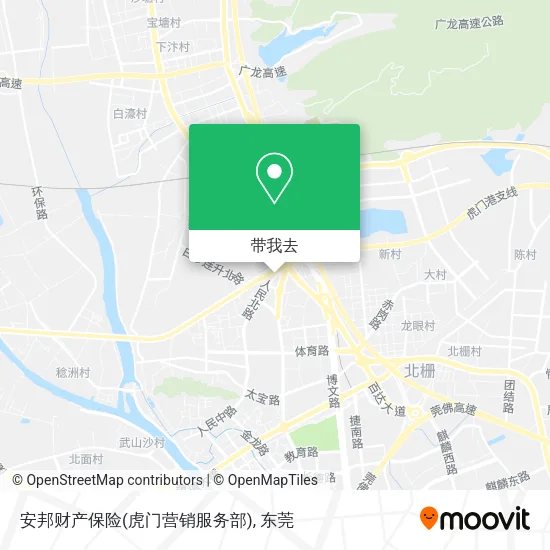 安邦财产保险(虎门营销服务部)地图