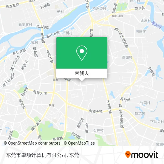 东莞市肇顺计算机有限公司地图