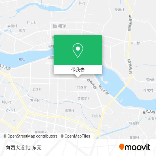 向西大道北地图