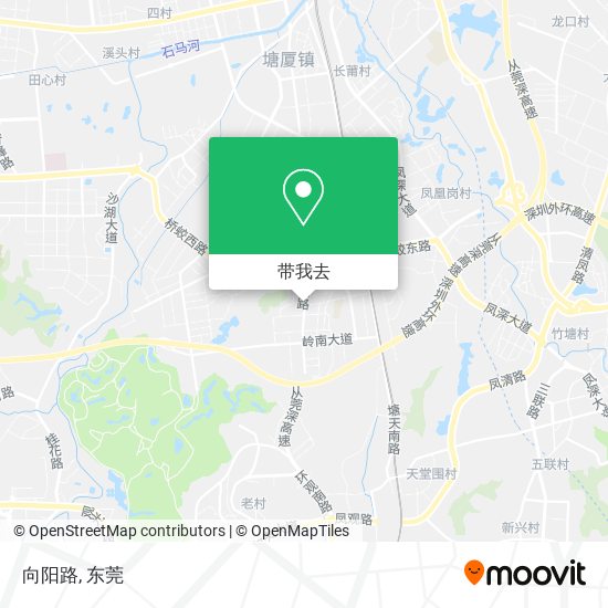 向阳路地图