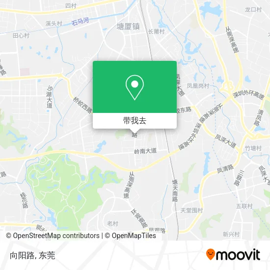 向阳路地图