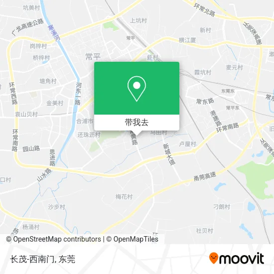 长茂-西南门地图