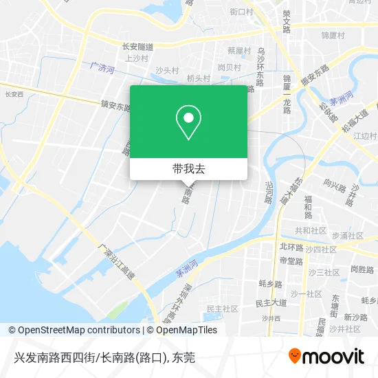 兴发南路西四街/长南路(路口)地图