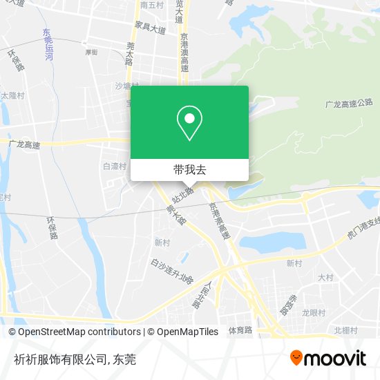 祈祈服饰有限公司地图