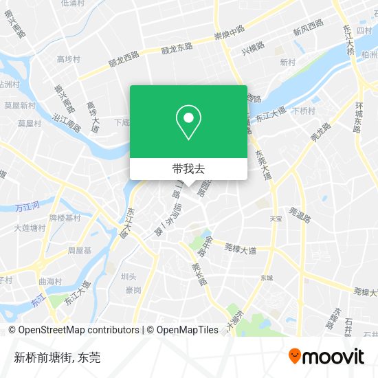 新桥前塘街地图
