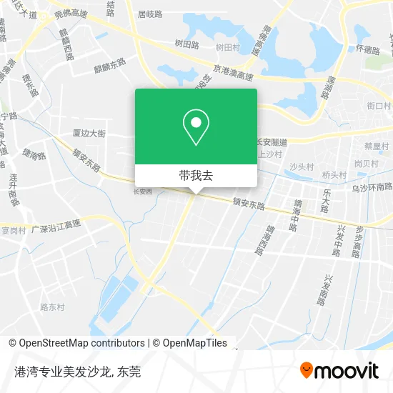 港湾专业美发沙龙地图