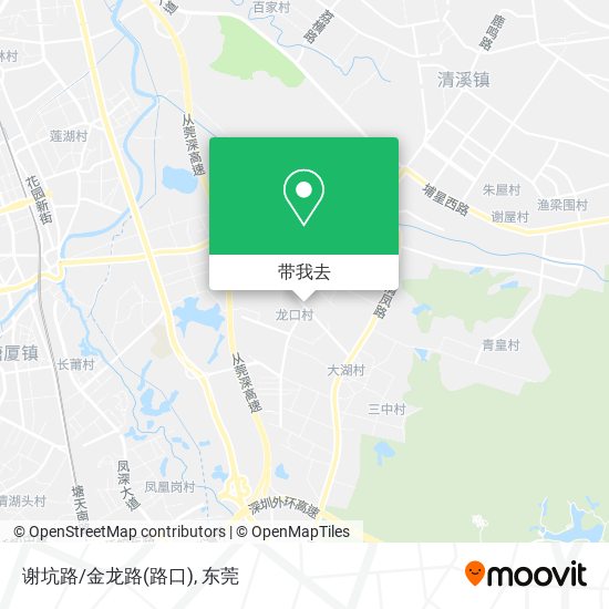 谢坑路/金龙路(路口)地图