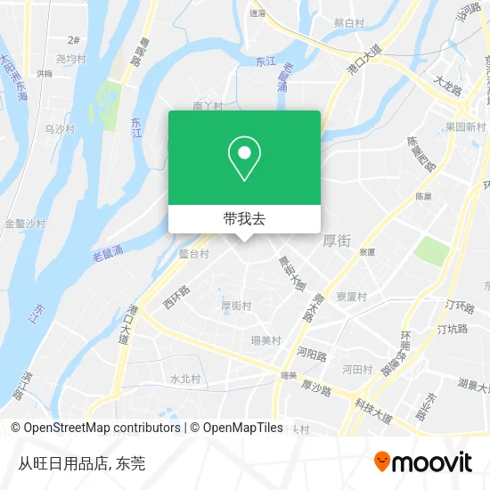 从旺日用品店地图