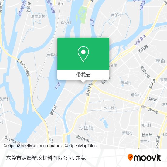 东莞市从墨塑胶材料有限公司地图