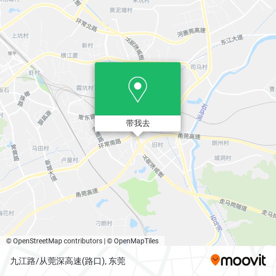 九江路/从莞深高速(路口)地图